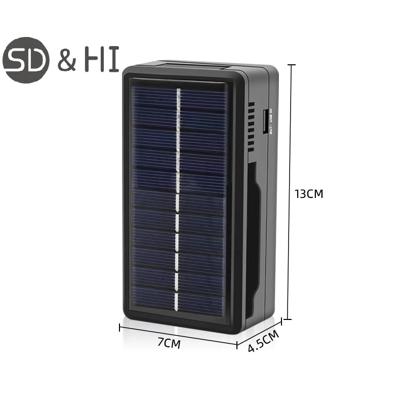 18650 Battery Charger Multi Munctional Solar Type C Intelligent Lithium Battery Holder For 18650 Boxs Power Bank Cases battery charger solar charger