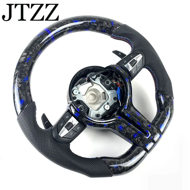 Car Steering Wheel FOR BMW F01F02F03F04F06 F10 F11 F12 F13 F15 F16 5 6 7 Series Forged Carbon Fiber Steering Wheel