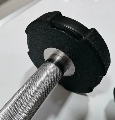 3010 Hammer Rubber Dumbbell