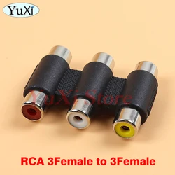 Enhanced Audio Connector: Dual RCA Phono Coupler Adapter - 1 Piece (3F to 3F)