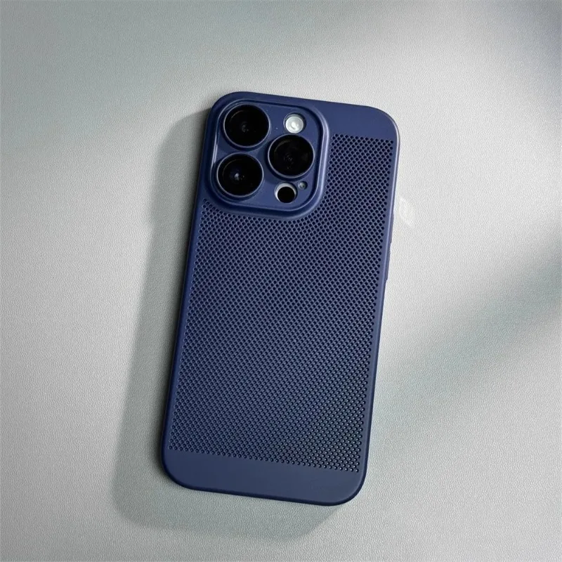 Ultra Thin Honeycomb Mesh Hard PC Case with Lens Protection and Heat Dissipation