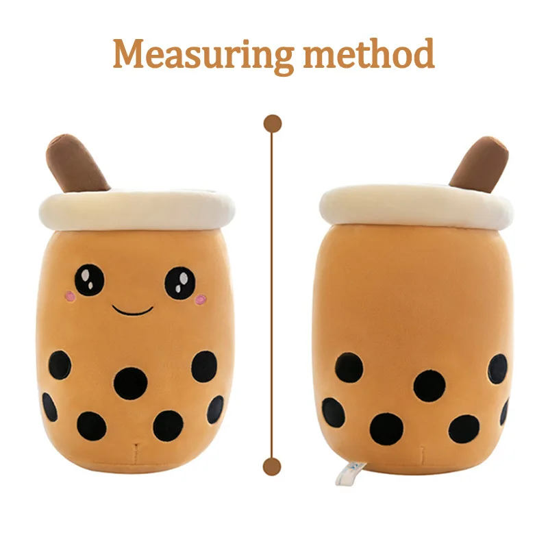 Adorable Boba Tea Plush Pillow - Soft Kawaii Toy & Gift 24CM