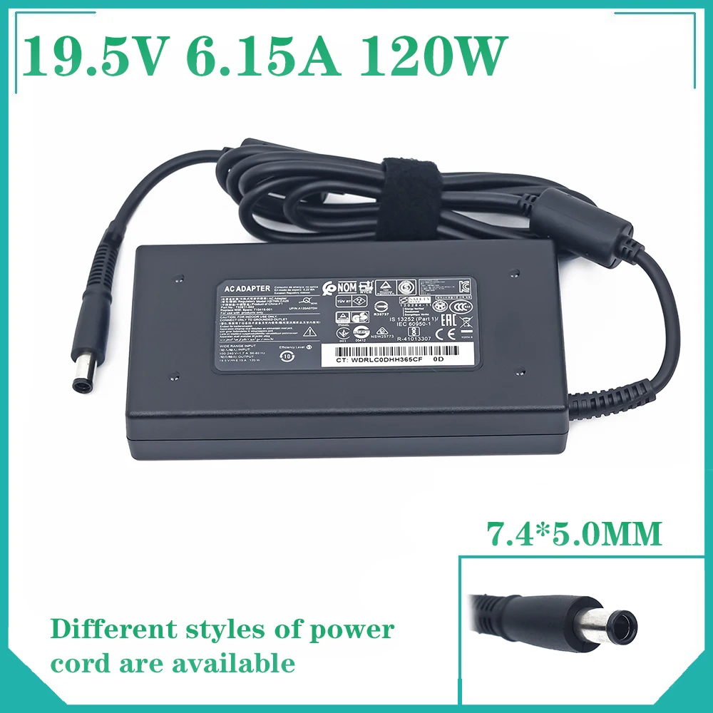 Adaptador ac para hp Pro Tudo em um Fonte de Alimentação para pc Desktop 3420 3520 Spectre 23-e000 23-e100 One 23-e200 19.5v 6.15a