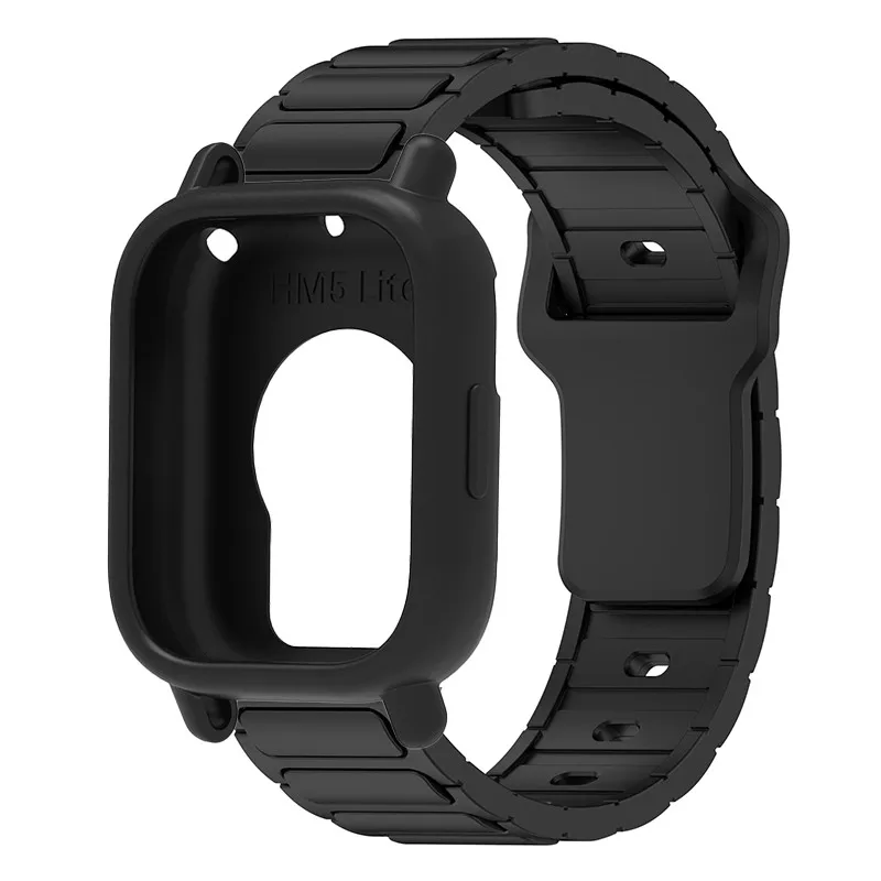 Silicone Protective Case and Strap for Smartwatch - Hollow Out Design