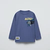2025 Spring Wear Mickey Tees Boys Cartoon Printed Crewneck Tops Toddler Disney New Design T-shirt Clothes Simple Long Sleeve 3