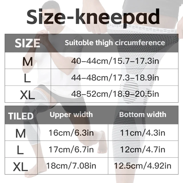 Knitted Nylon Sports Knee Pads Three-Dimensional Compression With Tightening Breathable Warm Men And Women'S Protective Gear 6