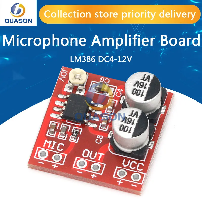 LM386electretmicrophoneamplifierboardmicrophoneamplifierwithout