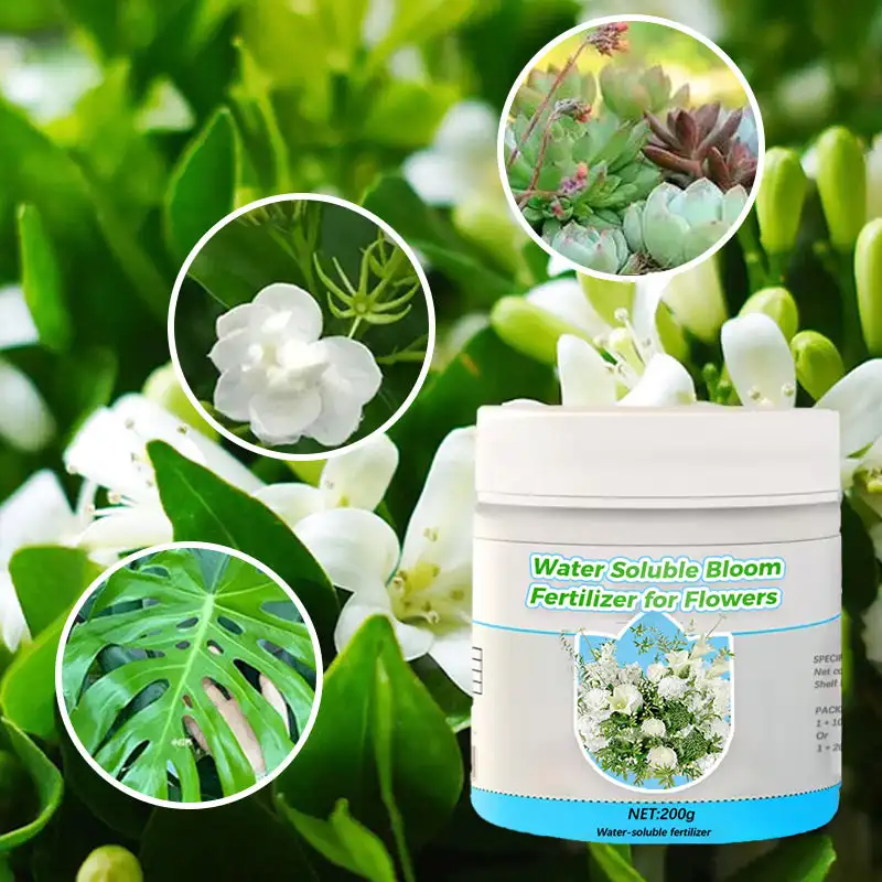 10g/200g Water Soluble Bloom Fertilizer For Flowers Plant Nutrient Powder Rapid Rooting Powder Water Soluble Strong Rooting Grow organic fertilizer,plant fertilizing concentrate,plant root stimulator