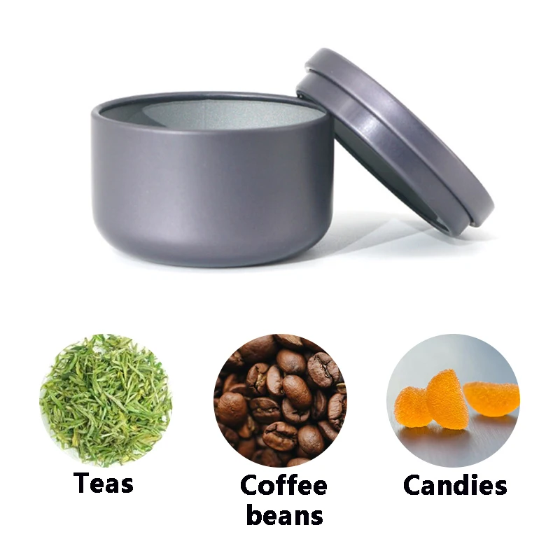 6 Colors Portable Tea Cans Thick Iron Stash Sealed Cans Smell Proof Container Spice Storage Organizer Box Kitchen Gadgets storage box,storage can