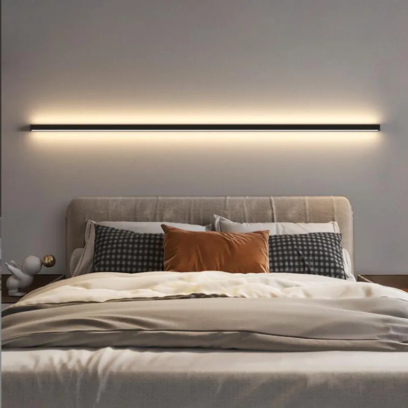 Led Wall Lamp Modern Long Wall Light For Home Bedroom Living Room Surface mounted Sofa background Wall Sconce Lighting Fixture 2