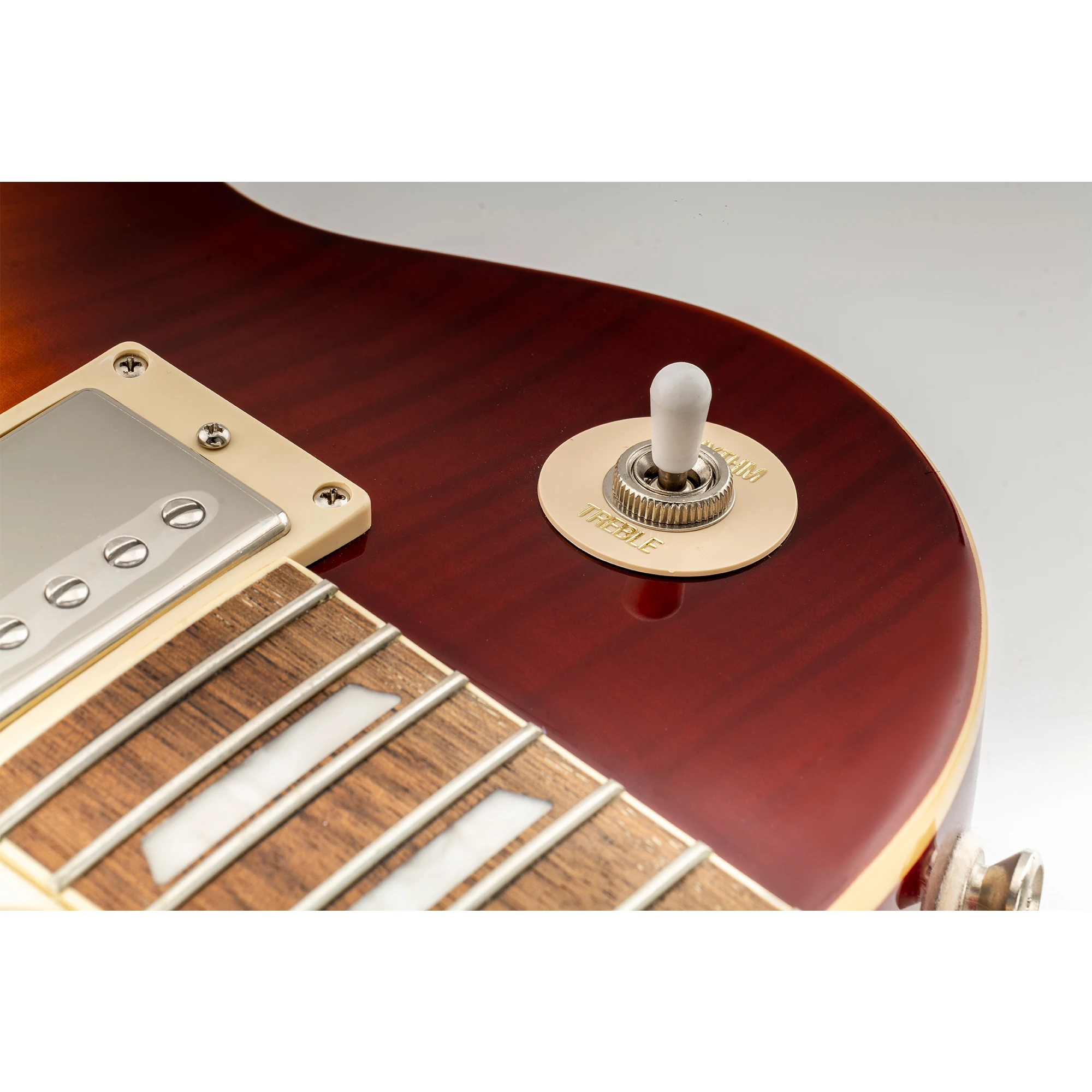 Musiclily Pro Zoll Size Thread Kunststoff Gitarren-Kipp-Tonabnehmer-Spitzen für LP-Stil (2er-Set) – Detail 16