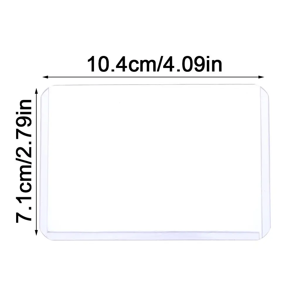 Rigid collectible plastic basketball sports cards trading card transparent card holder sleeves 10 pcs