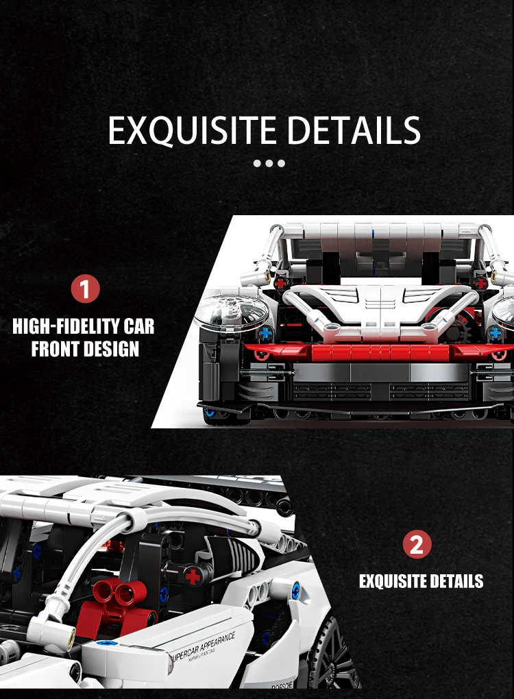 Bausteine ​​Auto Konstruktionsansicht