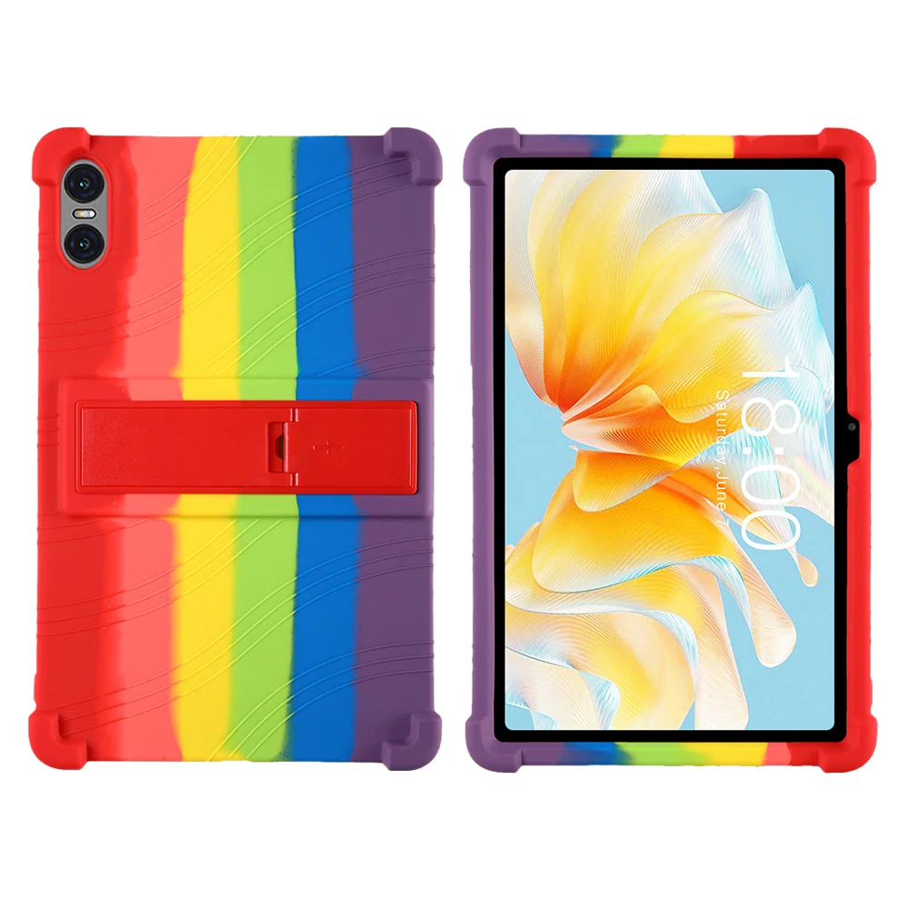 Premium Adjustable Stand Case with Multi-Angle Soft Silicone Cover