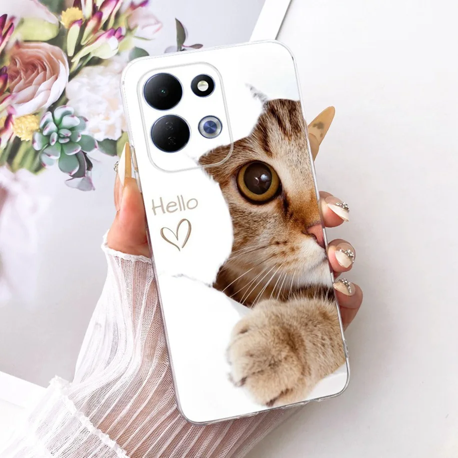 Cute Cartoon Animal Soft Silicone Clear Phone Case Cover