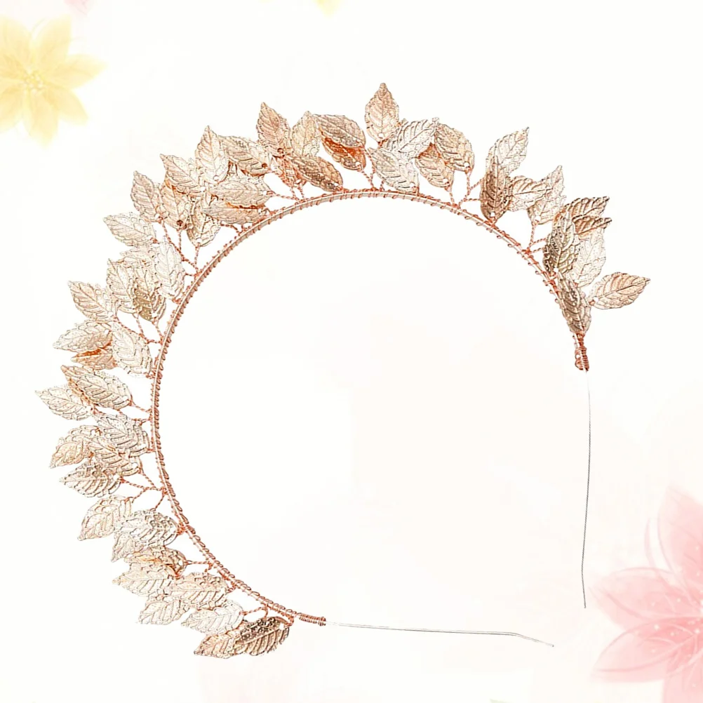 

Bridal Headband Leaf Tiara Wedding Headpiece Prom Festival Hair Accessories for