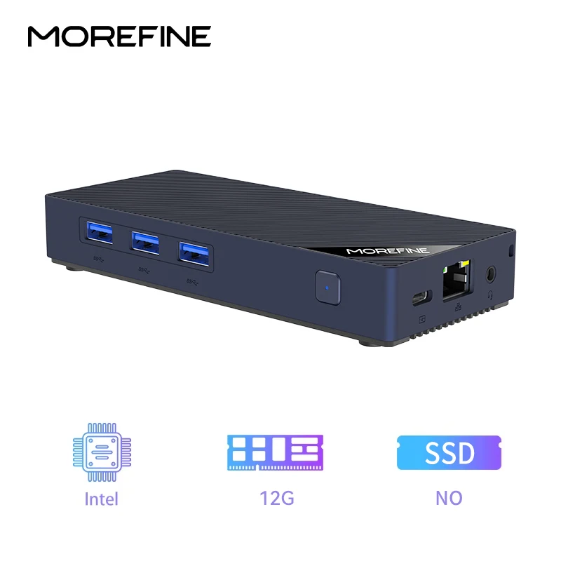 MOREFINE M10 Mini PC AlderLake N150 Portable Computer LPDDR5 12GB