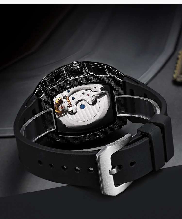 Top Luxury Skeleton Luminous Waterproof Automatic Men's es Tourbillon Mechanical_voghion.com