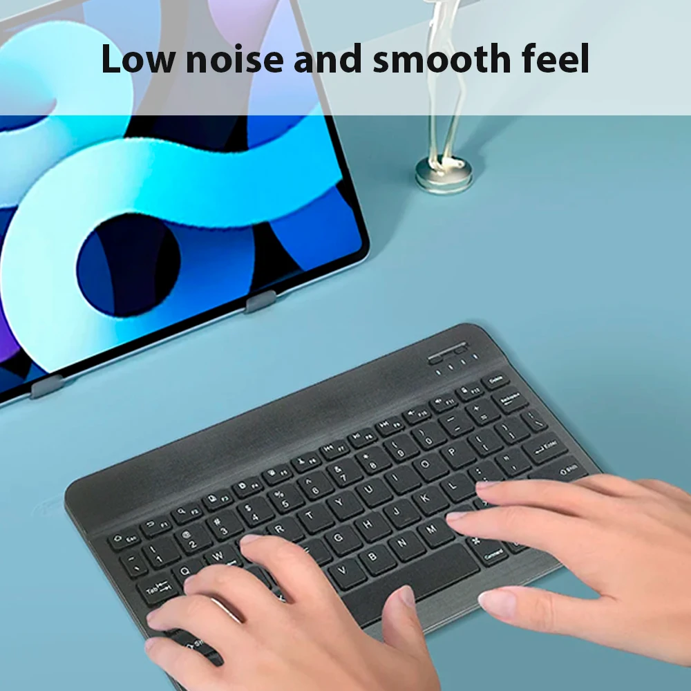 Bluetooth Keyboard Wireless Rechargeable 10 Inch Keyboard IOS Android Windows Tablet iPad Air Mini bluetooth keyboard