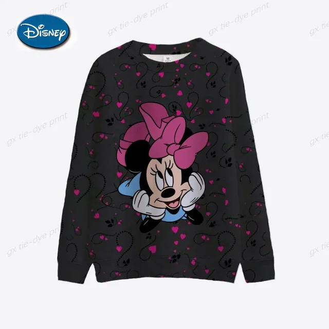 thumbnail image 1 of Sudadera con capucha y sudadera de Disney para mujer Sudadera de Mickey Mouse Otoño Primavera Sudadera con capucha de manga larga Harajuku Ropa 2024, 1 of 5