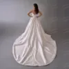 Exquisite Beading Wedding Dresses 2025 A Line Woman's  Sleeveless Bride Gowns Sweep Train Formal Backless Vestidos Customized 3