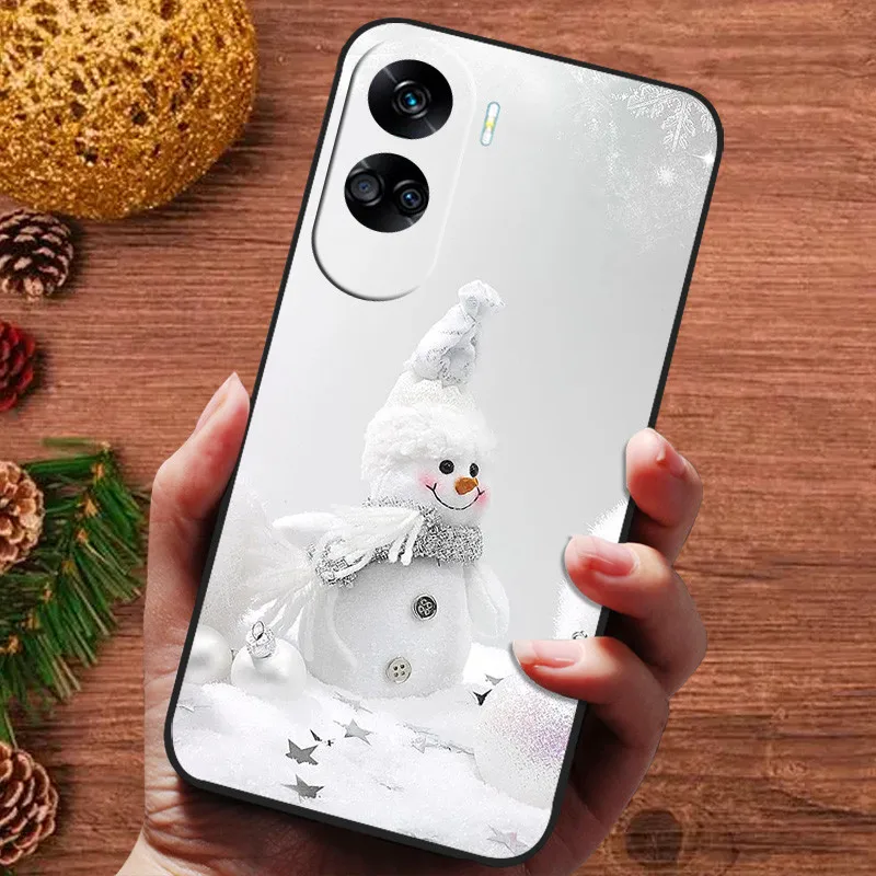Festive Silicone Soft Case with Cute Bumper Design