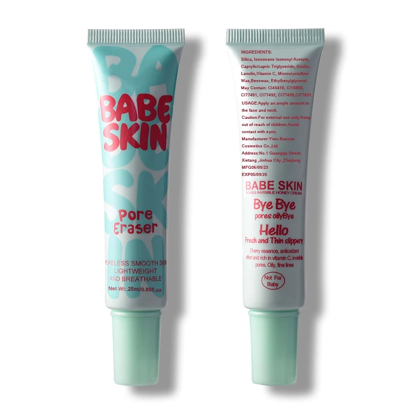Facial Primer Makeup Primer 25ml Private Label Skin Instant Pore Eraser