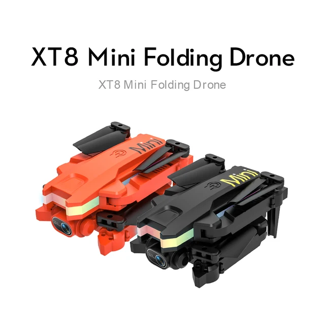 2022 New XT8 RC Mini Drone with Dual Camera Hd 4k WIFI  FPV Fixed Altitude Brushless Motor RC Quadcopter Helicopter Gifts 2