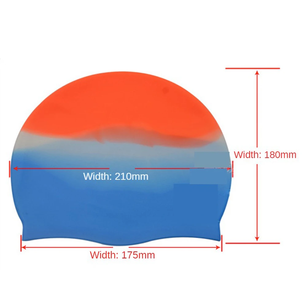 Swimming Cap Silicone Waterproof Swim Hat Men Women Adult Kids Long Hair Pool Caps Diving Swimming Equipment Elastic Cap Spider