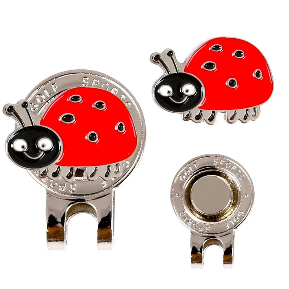 Ausili Accessori Golf Putting Alignment Strumento Di Puntamento Clip Per Cappello Magnetico Posizione Della Palla Mark Lumache Cappello Da Golf Clip M