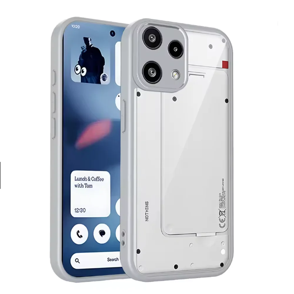 Clear Matte Shockproof Silicone Bumper Case