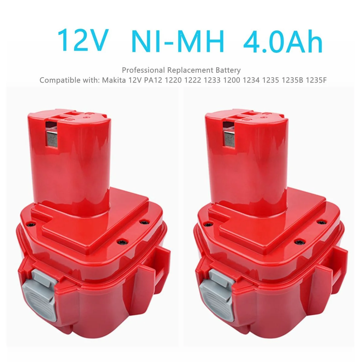 Replacement Battery for Makita 12V 3.0Ah/4.0Ah NiMH Rechargeable Power Tools, power tool battery
