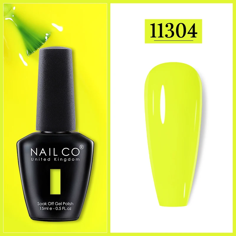 NAILCO 15ml 글리터 컬러 젤 매니큐어 세트 젤 네일 아트 전문가를위한 매니큐어 네일 용품 용 모든 제품 Vernis UV 탑 코트