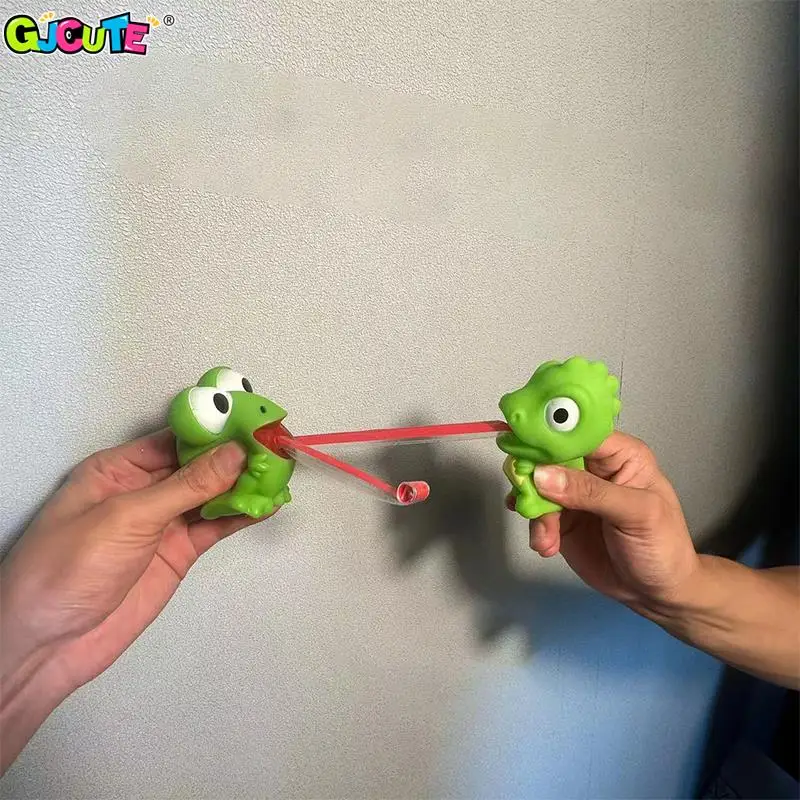 

1Pc Children Creative Decompression Fidget Toys Pinch Frog Dinosaur Sticking Tongue Out Relieve Stress Toy Kids Christmas Gifts