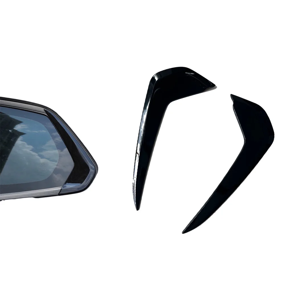 마쯔다 CX50 CX-50 2023-2024 차량용 윈도우 삼각 커버 트림, 순수 광택 블랙 플라스틱 윈도우 트림 개조
