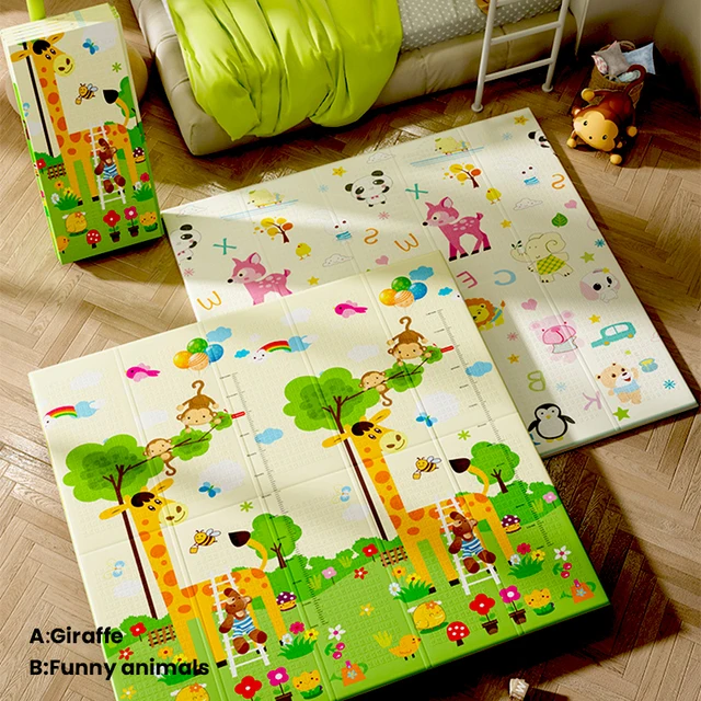 Infant Shinings Baby Play Mat Portable Foldable Climbing Pad 180X200x1CM Mat Foam Pad XPE Tasteless Parlor Game Blanket Mat 1
