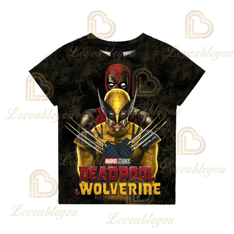 thumbnail image 1 of Disfraz de cosplay de Deadpool 3, camisetas de verano con estampado 3D para hombre, camisetas de compresión de manga corta con estampado de Wade Winston Wilson, 1 of 5