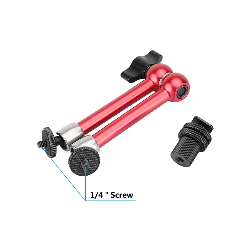 Magic Articulating Arm With Shoe Mount Adapter 7/9/11inches For DSLR Camera Moni