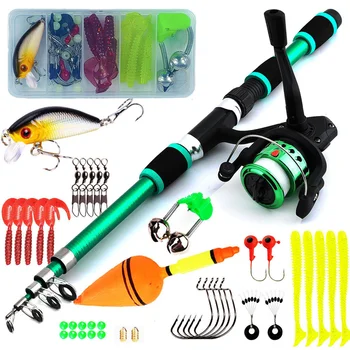 Children's Ultra-Short 1.8m Fishing Rod & Wheel Set 1