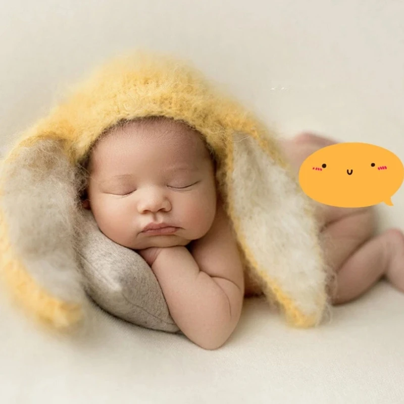 

Baby Photography Props Costume Hat Photo Shoot Props Cap Newborn’s Photostudio Props Pilling Resistance Unisex Headdress