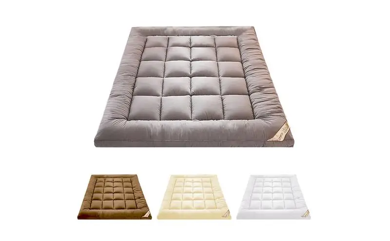 

Новейший Удобный мягкий наматрасник, Универсальный складной плюшевый утолщенный спальный матрас, домашний прочный бархатный диван