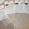 1sheet Star & Moon Face Gems Jewels Stickers Heart Shiny Rhinestone Eye Makeup Temporary Tattoos Decoration For Music Festival 1