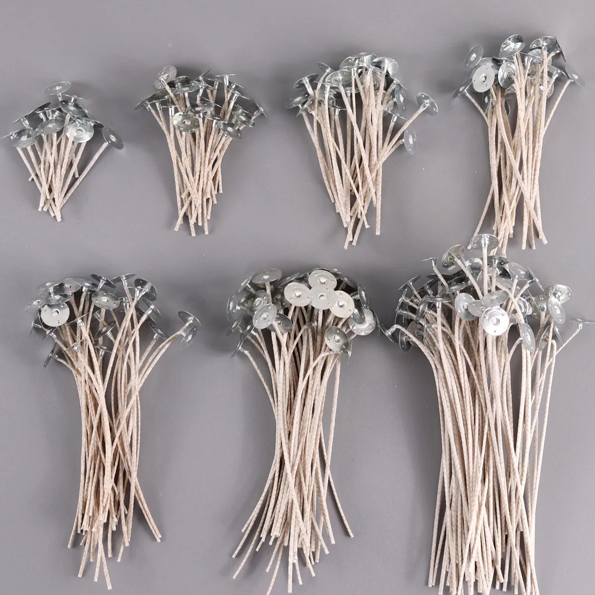 Waxed Cotton Candle Wicks Set Original Smokeless Pre-Waxed Candle Wicks Kit Soy Wax Core with Stand Tool Candles Making Supplies candle wick candle wicks candle making kit candle making tool