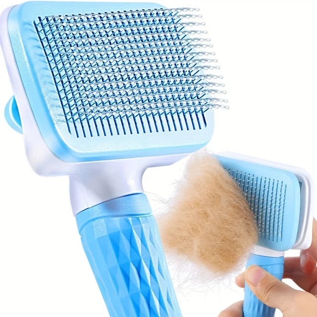 Dog Hair Remover Brush Cat Comb Grooming Massage Brush for Shedding Grooming Pet Removes Hairs Cleaning Bath Brush Dog Supplies 4