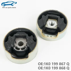2PCS 1K0199867Q Engine Subframe Mounting Motor Support For PQ35 VW Jetta Golf Passat B7 Sciricco Tiguan Skoda Yeti 1K0 199 868 Q