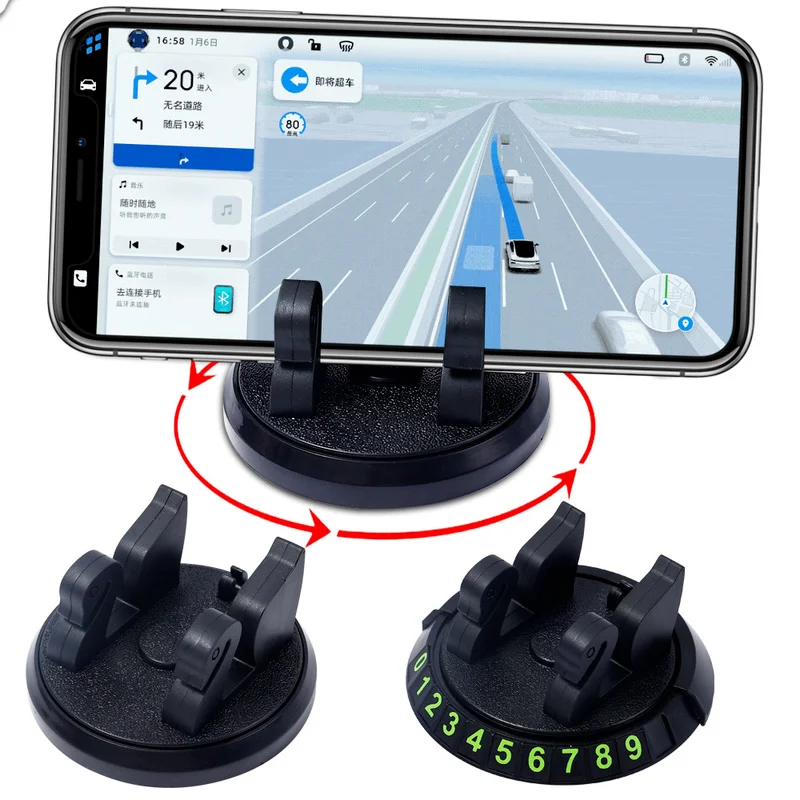 Multi-Functional Car Anti-Slip Silicone Dashboard Auto Pad Phone Holder Non Slip Sticky Anti Slide Dash Phone Mount