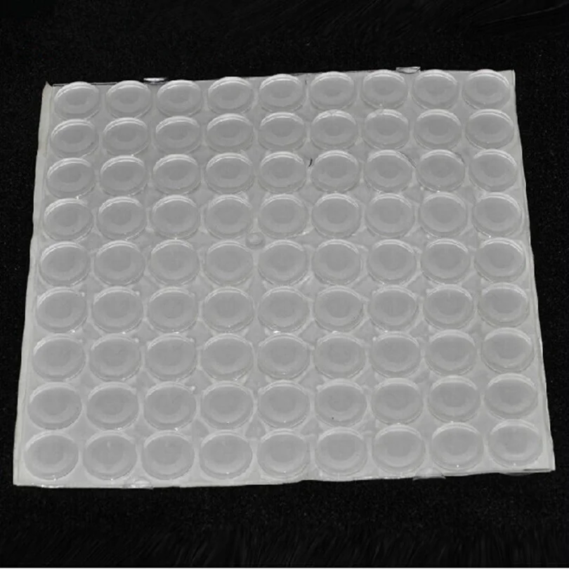 9-81pcs 20mm x 5mm high clear anti slip PVC rubber plastic bumper damper shock absorber self-adhesive PVC silicone feet pads silicone bumpers adhesive rubber pads