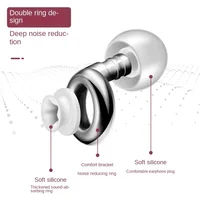 Silicone Earplugs for Swimming Sleep Noise Cancel Noise Reduction-Soundproof Reduce Disturbances -Quality loop Earplugs Supplies 2