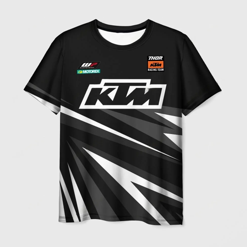 2026 여름 KTM 티셔츠 신상품 모토렉스 3D 프린팅 저지 MXGP 통기성 레이싱 팀 모토크로스 성인 저지