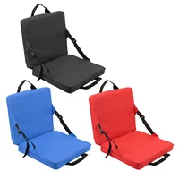Outdoor Foldable Cushion Outdoor Foldable Chair with Backrest Soft Sponge Cushion Back Chair for Stadium and Beach 1